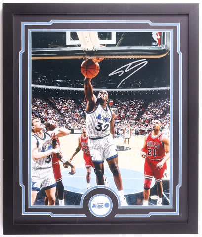 Shaquille O'Neal Signed Orlando Magic 22" x 26" Framed / Matted Photo (JSA)