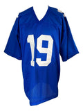 Isaiah Simmons New York Signed Blue Football Jersey JSA ITP Hologram
