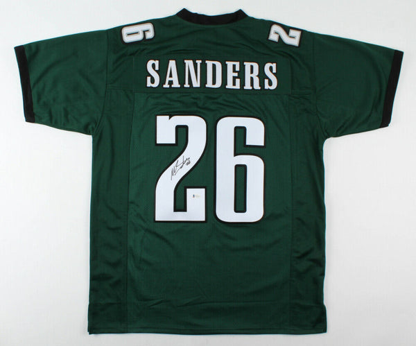Miles Sanders Signed Philadelphia Eagles Jersey (Beckett COA) 2019 2nd Rnd Pick