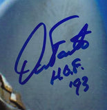 Dan Fouts HOF Autographed/Inscribed "HOF 93" 8x10 Photo San Diego Chargers JSA