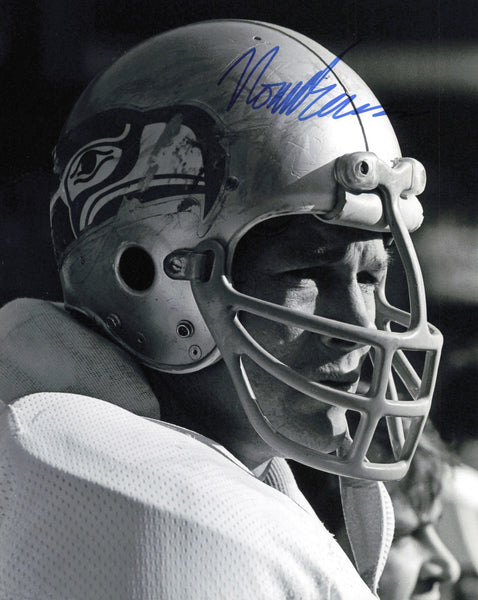 Norm Evans Autographed Signed 8x10 Photo Seattle Seahawks SKU #245611
