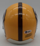 Joe Gibbs HOF Redskins Signed/Inscribed Mini Football Helmet Beckett 211956