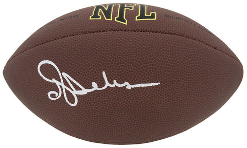 Ottis Anderson Signed Wilson Super Grip Full Size NFL Football - (SCHWARTZ COA)
