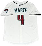 KETEL MARTE AUTOGRAPHED ARIZONA DIAMONDBACKS #4 NIKE LIMITED JERSEY MLB AUTH