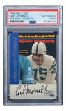 Earl Morrall Signed Colts 1999 Fleer Sports Illustrated Trading Card PSA/DNA
