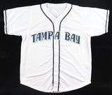 Junior Caminero Signed Tampa Bay Rays Jersey (JSA COA) 2025 Rookie 3rd Baseman