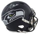 Seahawks Kenneth Walker III Signed Full Size Speed Rep Helmet BAS Witnessed
