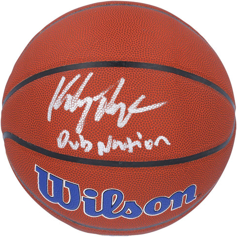 Klay Thompson Golden State Warriors Signed Wilson Team Logo Basketball w/Insc