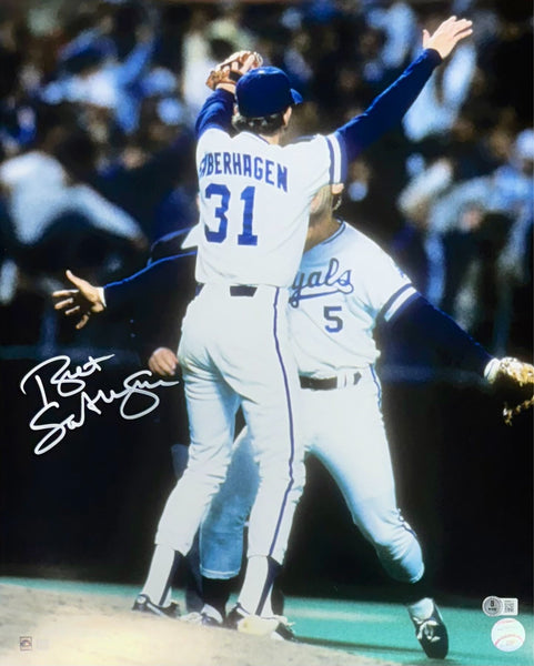BRET SABERHAGEN - Kansas City Royals MLB - Signed 16x20 Photo #2 AUTO - BAS