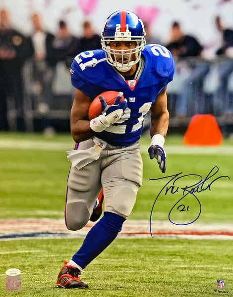 Giants TIKI BARBER Signed 16X20 Photo #1 AUTO - 3 x Pro Bowler Ring of Honor JSA