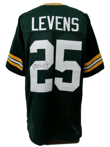 Dorsey Levens Green Bay Packers Signed Green Football Jersey Size XL JSA 142201