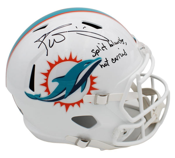 Ricky Williams Signed Miami Dolphins Speed Full Size NFL Helmet -Split Blunts