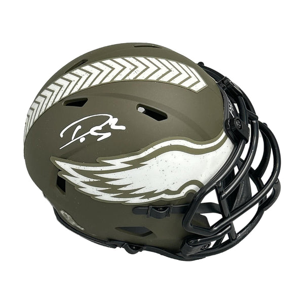 Darius Slay Autographed Philadelphia Eagles Salute To Service Mini Helmet - BAS