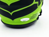 ERNEST JONES IV AUTOGRAPHED SEAHAWKS RAVE GREEN MINI HELMET MCS HOLO 242556