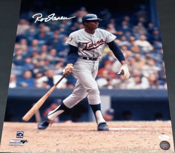 ROD CAREW AUTOGRAPHED SIGNED MINNESOTA TWINS 16x20 PHOTO JSA