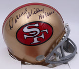 Dave Wilcox Autographed 49ers Mini Helmet "HOF 2000" TriStar Holo #8020083