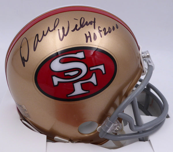 Dave Wilcox Autographed 49ers Mini Helmet "HOF 2000" TriStar Holo #8020083
