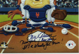 Tom Seaver Signed New York Mets Unframed 16x20 Looney Tunes MLB Photo - NY Insc
