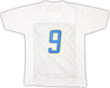 LOS ANGELES CHARGERS KENNETH MURRAY JR. AUTOGRAPHED WHITE JERSEY BECKETT WITNESS