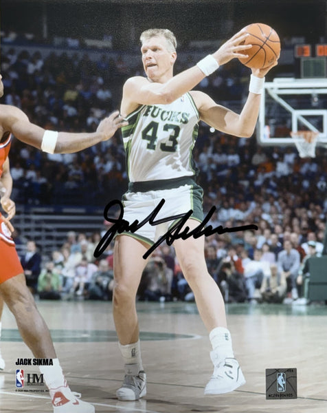 JACK SIKMA Signed 8x10 Photo #3 - Milwaukee Bucks NBA - AUTO