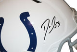 Darius Leonard Signed Indianapolis Colts Authentic Speed Helmet Beckett 35379