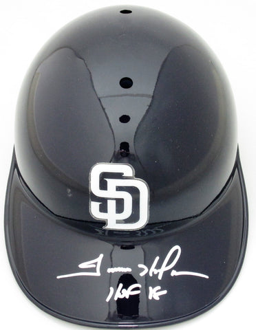 Padres TREVOR HOFFMAN Signed Full Size Baseball Helmet w/ "HOF '18" AUTO - JSA