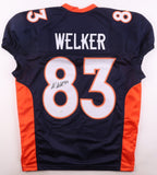 Wes Welker Signed Denver Broncos Pro Cut Jersey (JSA) 5xPro Bowl Wide Receiver