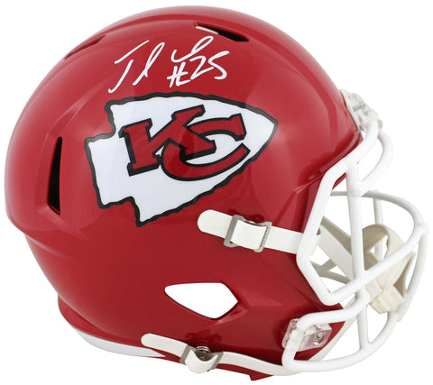 Chiefs Jamaal Charles Authentic Signed Full Size Speed Rep Helmet BAS Witnessed