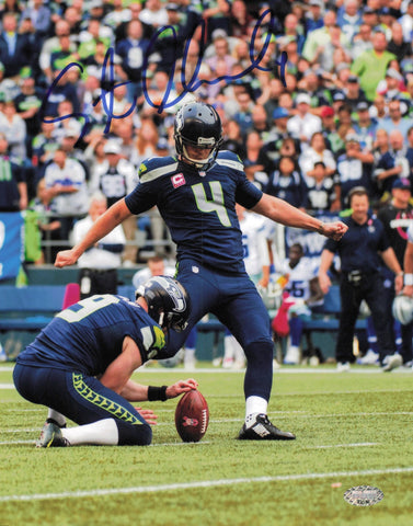 Steven Hauschka Autographed Signed 8x10 Photo Seattle Seahawks MCS Holo #63130
