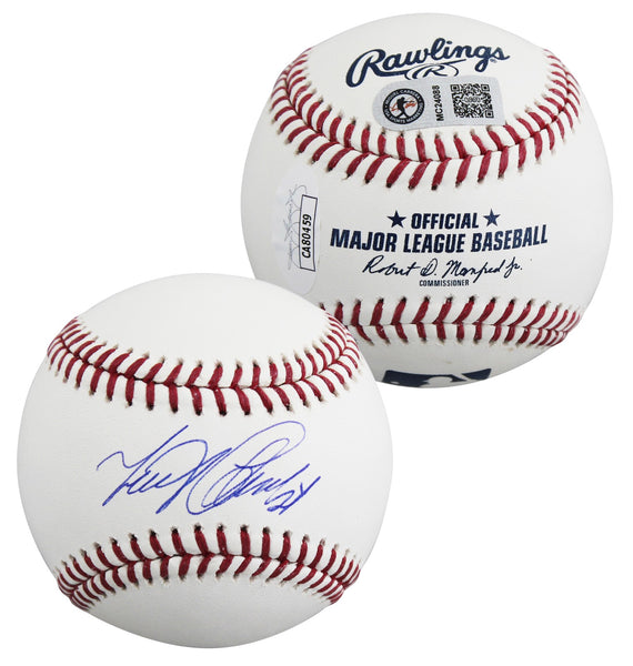 Tigers Miguel Cabrera Authentic Signed Robert Manfred OML Baseball JSA