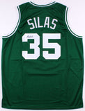 Paul Silas Signed Boston Celtics Jersey (JSA COA) 3xNBA Champion Power Forward