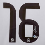 Gonzalo Garcia Signed Real Madrid FC Home Soccer Jersey #16 with Beckett COA