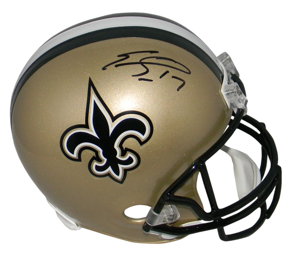 EMMANUEL SANDERS AUTOGRAPHED NEW ORLEANS SAINTS FULL SIZE HELMET BECKETT