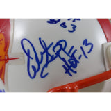 Selmon Sapp Lynch Brooks Barber Tampa Bay Buccaneers Mini Helmet Beckett 51002