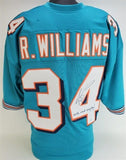 Ricky Williams Signed Miami Dolphins Teal Jersey Ins "Smoke Weed Everyday" (PSA)