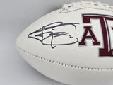 Johnny Manziel Autographed Texas A&M Logo Football 12 Heisman Fanatics ZZ0142397