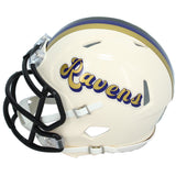 Zay Flowers Autographed Baltimore Ravens RETRO Mini Helmet Beckett