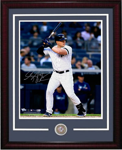 Luke Voit signed 16x20 Photo Framed Yankees Coin Autograph Fanatics COA