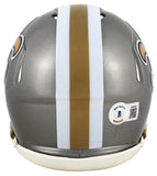 Saints Derek Carr Authentic Signed Flash Speed Mini Helmet BAS Witnessed
