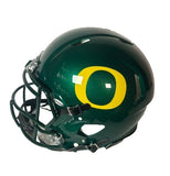 Bo Nix Autographed Oregon Ducks Dark Green Pro Helmet BAS COA
