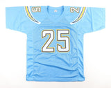 Melvin Gordon Signed San Diego Chargers Jersey (Player Hologram) 2xPro Bowl R.B.