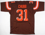 Nick Chubb Signed Cleveland Browns Jersey (JSA COA) #31 His Rookie Year Number