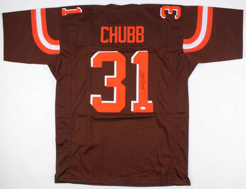 Nick Chubb Signed Cleveland Browns Jersey (JSA COA) #31 His Rookie Year Number