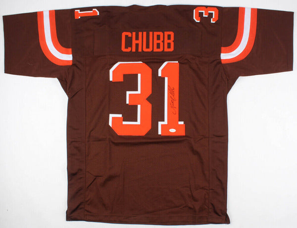 Nick Chubb Signed Cleveland Browns Jersey (JSA COA) #31 His Rookie Year Number