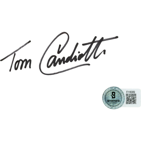 Tom Candiotti Autographed/Signed Cleveland Indians 3x5 Cut Beckett 59215
