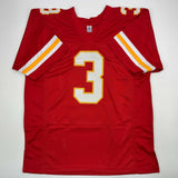 Autographed/Signed Jan Stenerud HOF 91 Kansas City Red Football Jersey JSA COA