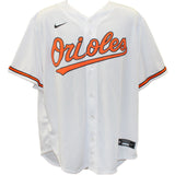 Cal Ripken Signed Baltimore Orioles Nike White Replica XL Jersey Fanatics 51167