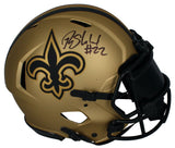 Rashid Shaheed Autographed Saints RAVE Authentic Speed Helmet w/ Visor Beckett