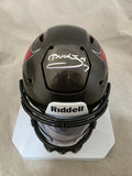 BUCKY IRVING SIGNED TAMPA BAY BUCCANEERS MIDI SPEEDFLEX HELMET BECKETT QR