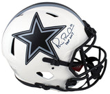 Cowboys Michael Irvin Authentic Signed Lunar Full Size Proline Helmet BAS Wit